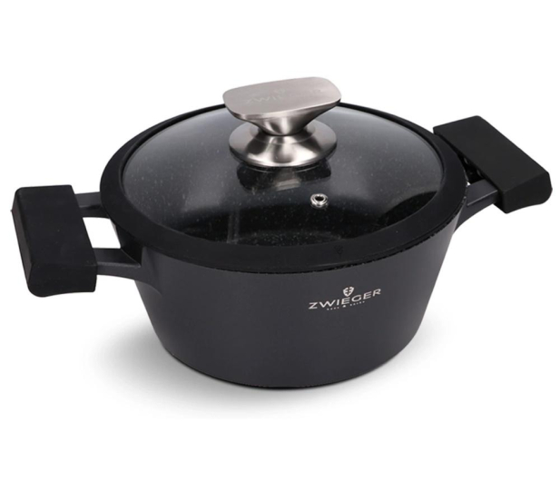 ZWIEGER BLACK STONE Garnek z pokrywką 24 cm - 1335288 - zdjęcie